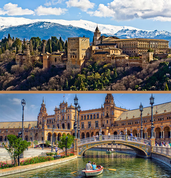 Alhambra depuis Séville